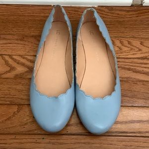 Lauren Conrad Baby Blue Flats! Worn once!